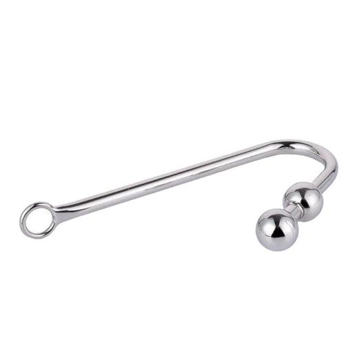 Anal Hooks Balls Two Steel 4417 Stainless Hook Anal Pleasurable 0922